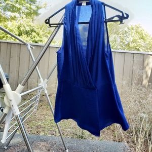 BR | Classic Royal Blue Sleeveless Blouse